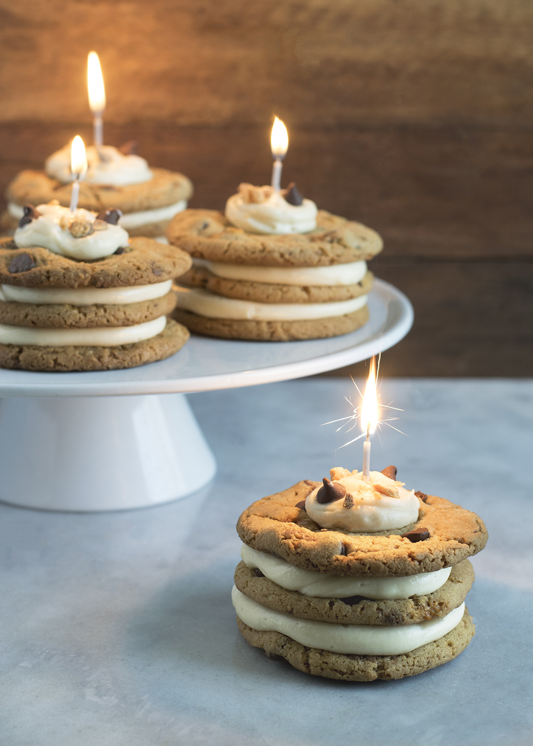 Chocolate Chip Birthday Cake