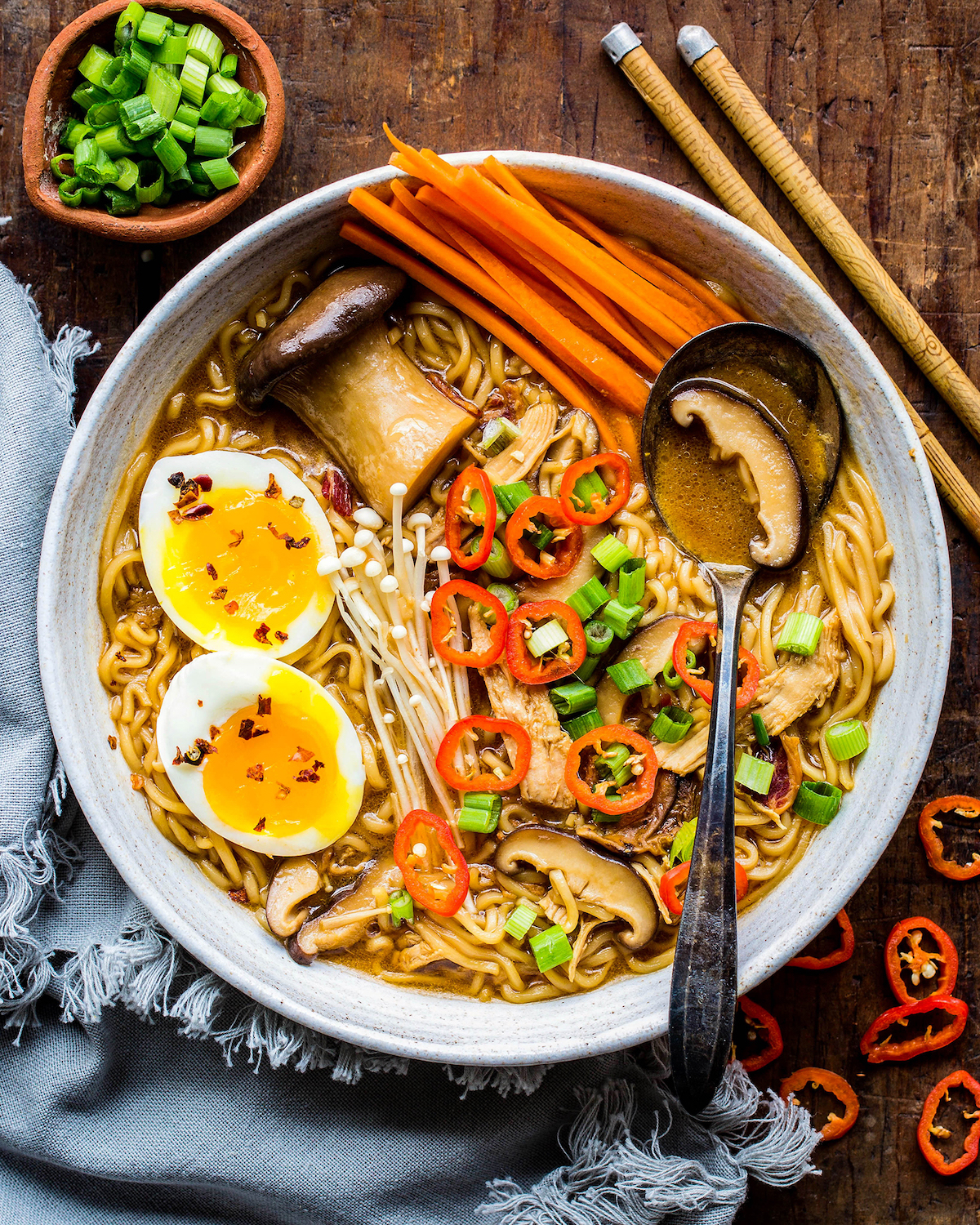 fløjl Betinget dragt 30 Minute Wild Mushroom Miso Ramen | Eitan Bernath