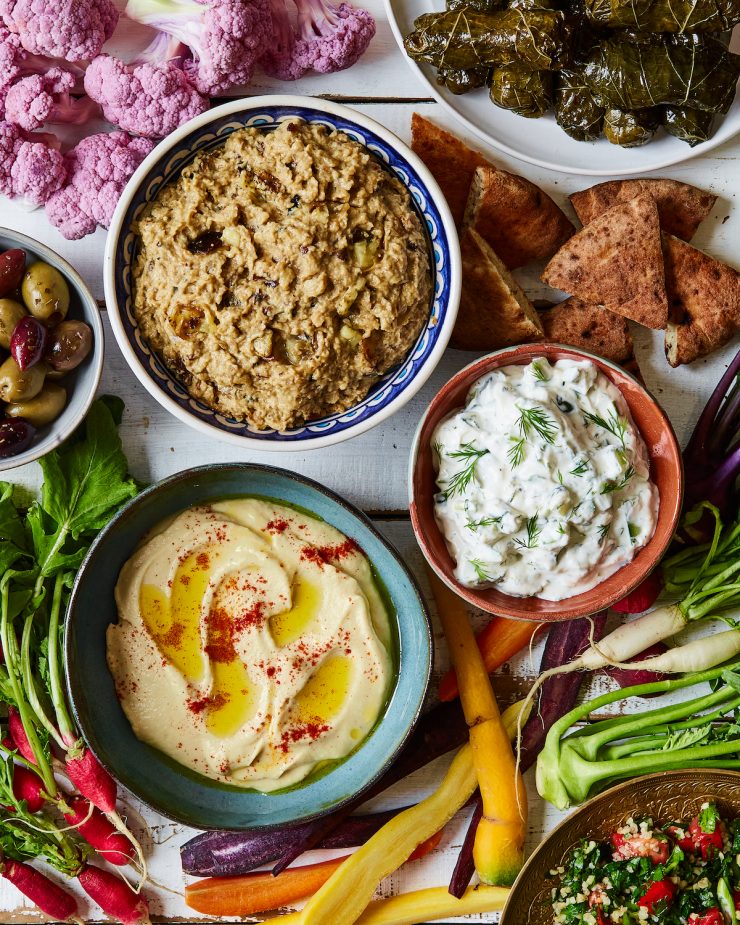 Greek Mezze Spread | Appetizers | Eitan Bernath