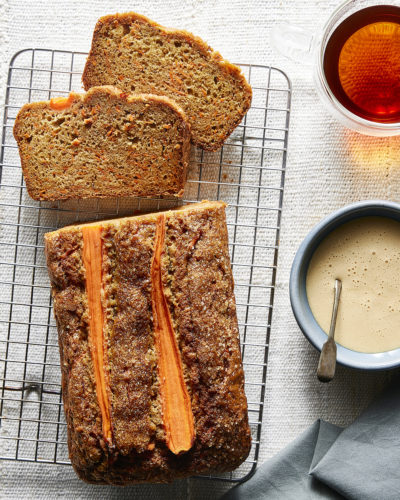 Spiced Carrot Cake with Whipped Honey
