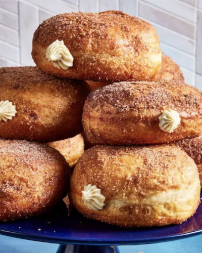 Cinnamon-Cardamom Sufganiyot