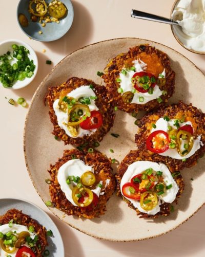Crispy Cheesy Latkes