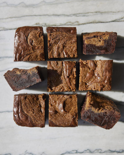 Peanut Butter Swirl Brownies