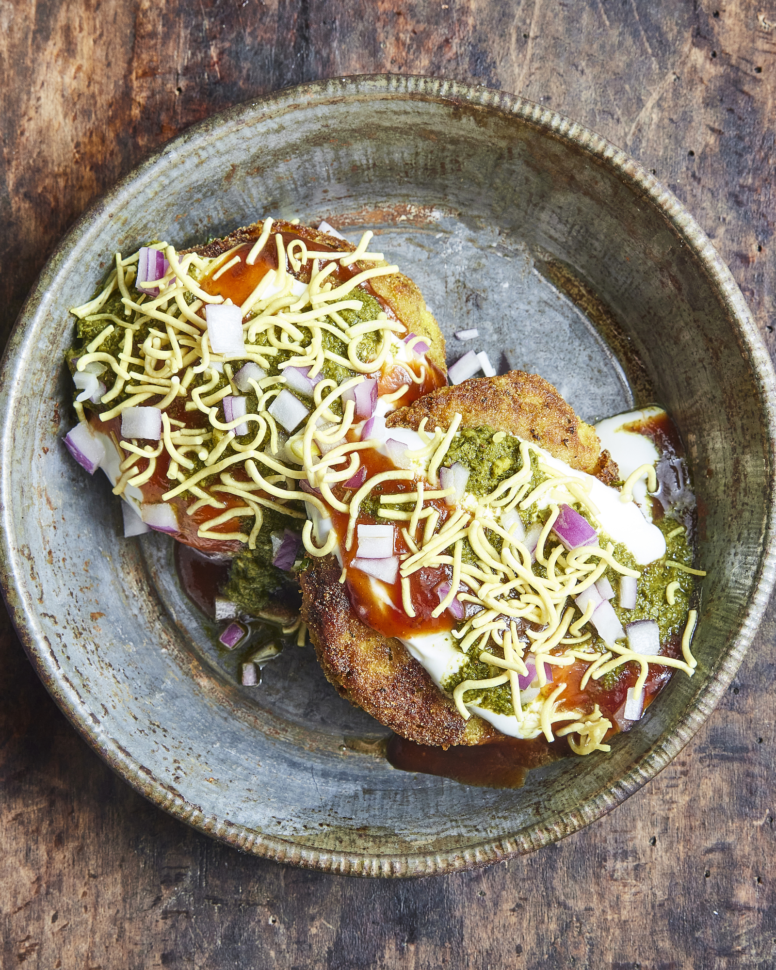 Aloo Tikki Chaat