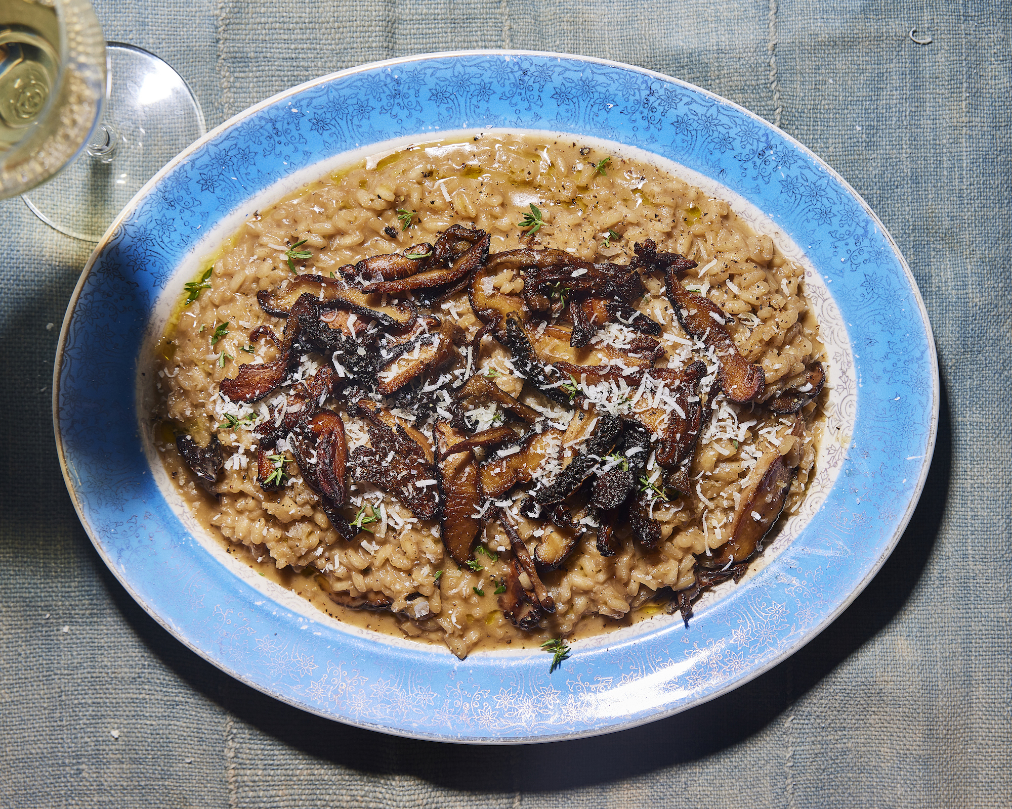 Wild Mushroom Thyme Risotto